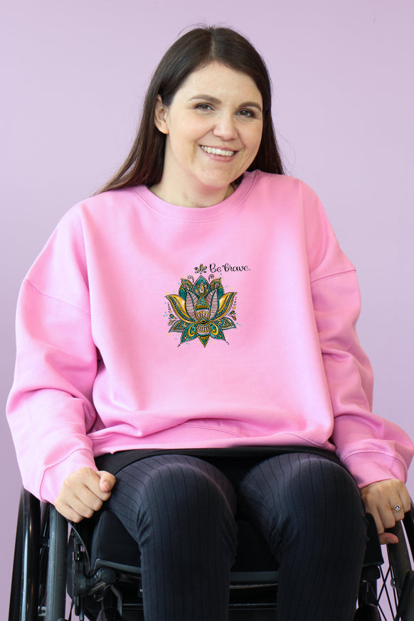 Damen Sweatshirt "Be Brave"