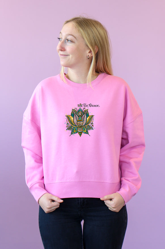 Damen Sweatshirt "Be Brave"