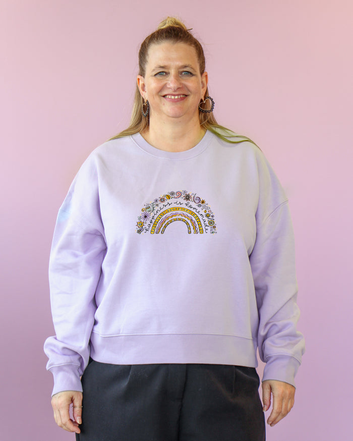 Damen Sweatshirt "Happiness is homemade"