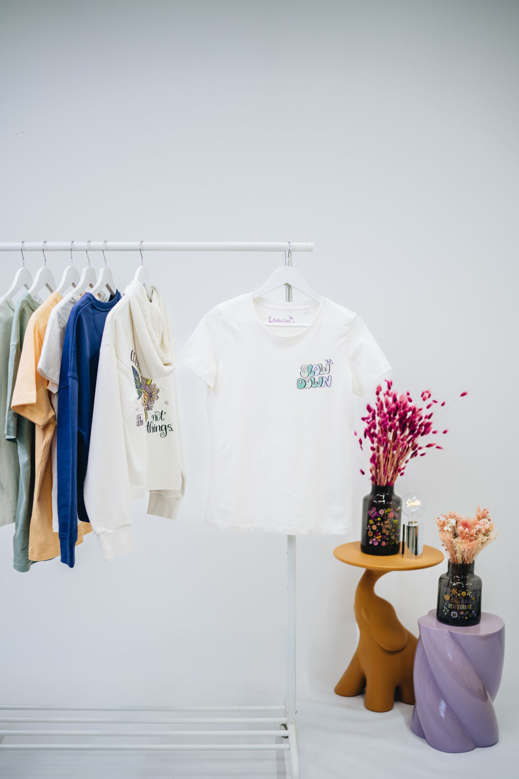 Damen T-Shirt "Slow down"