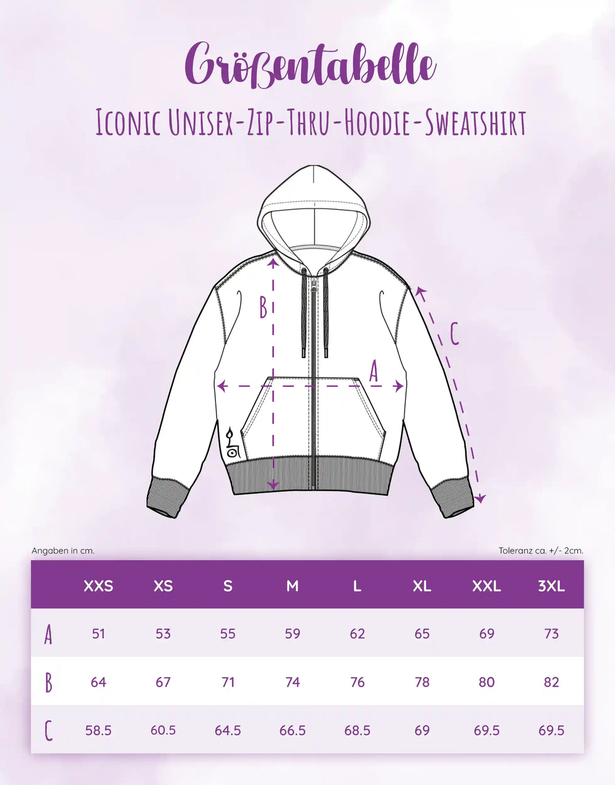 Damen Zipper-Hoodie „Kolibri"