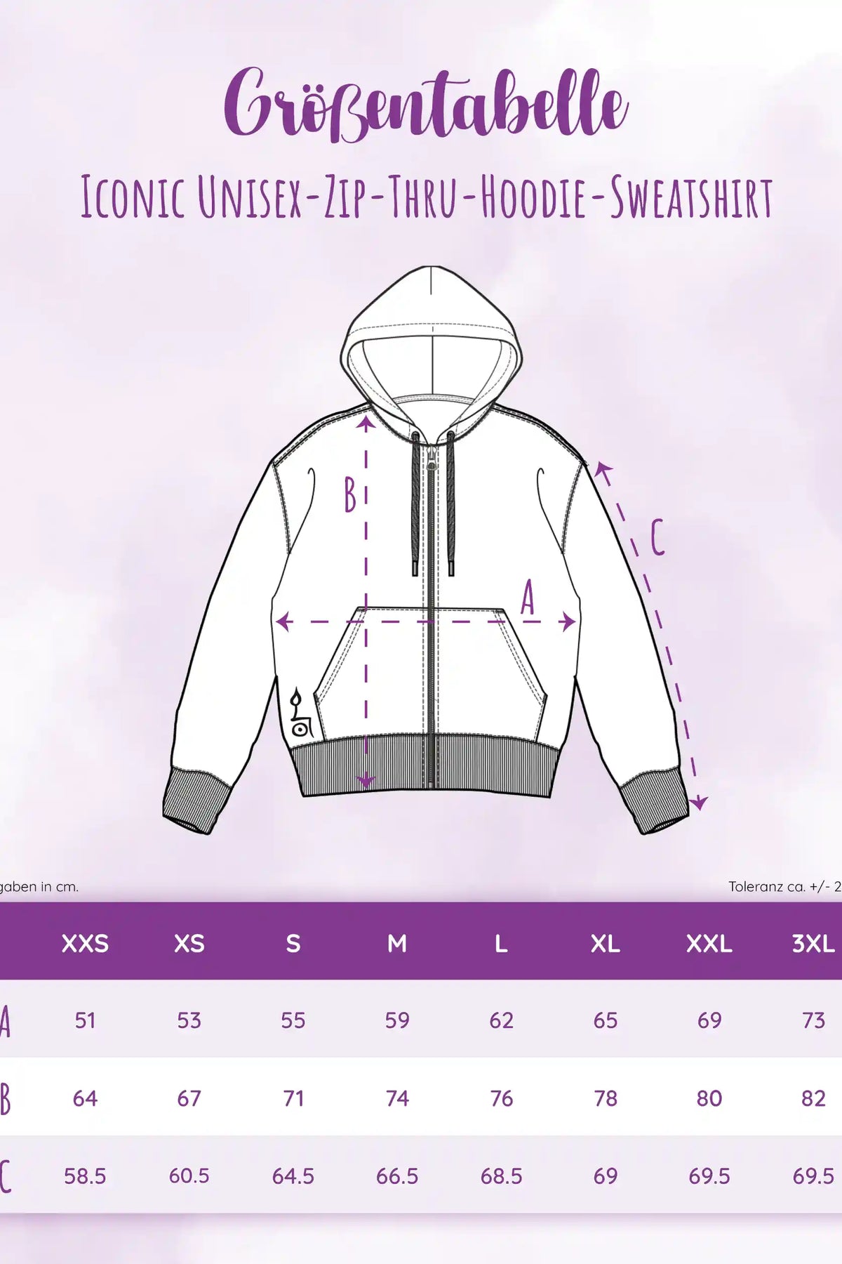 Damen Zipper-Hoodie „Slow down"