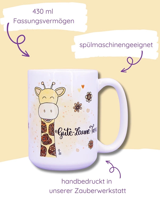 Jumbo-Teetasse "Gute Laune"