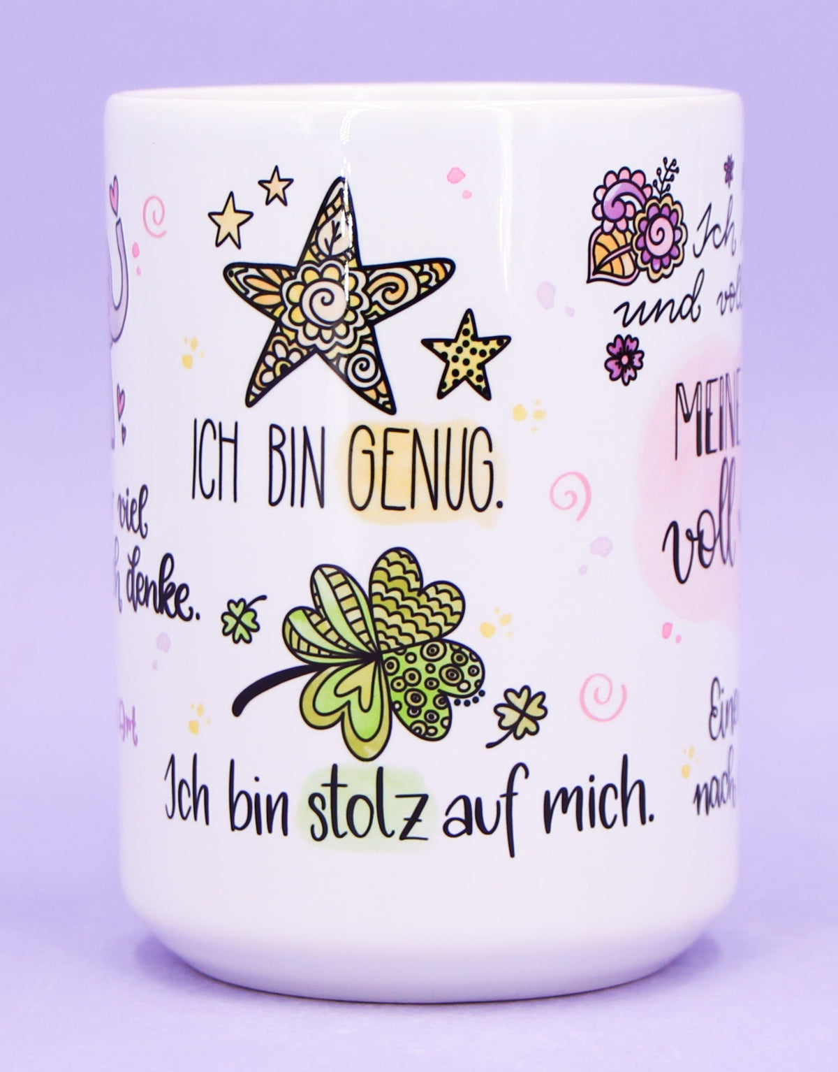 Jumbo-Teetasse "Tasse voll Glück"