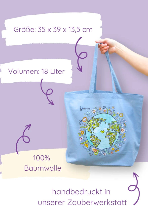 Maxi Bag "Wundervolle Welt"