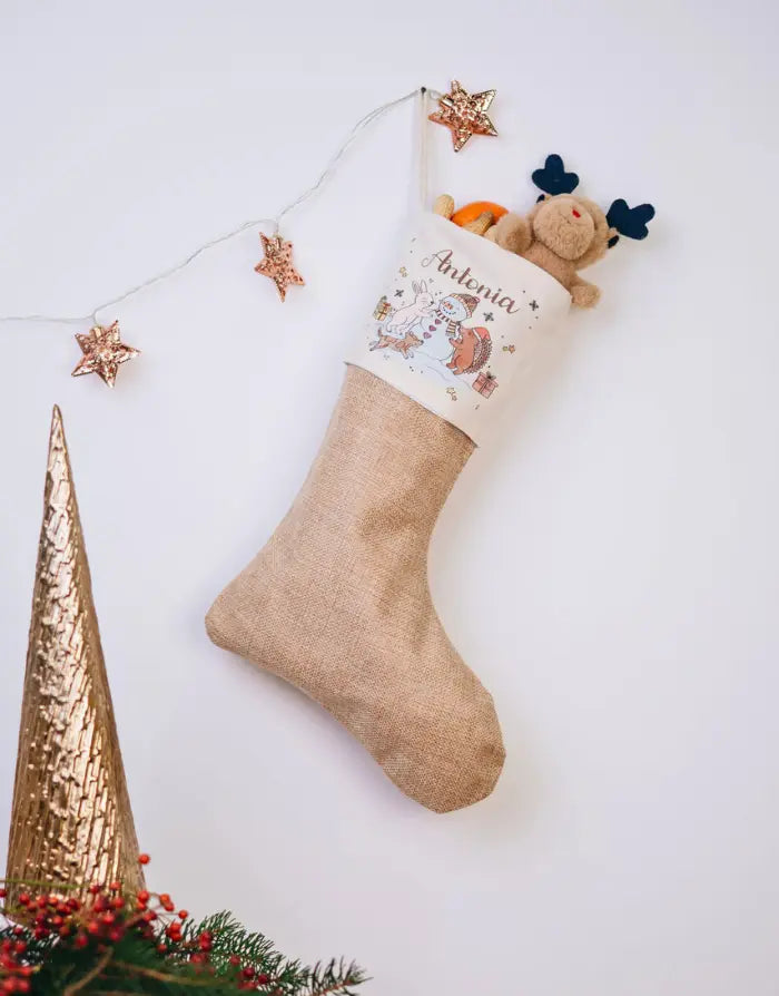 Nikolausstiefel "Schneemann " mit Wunschname
