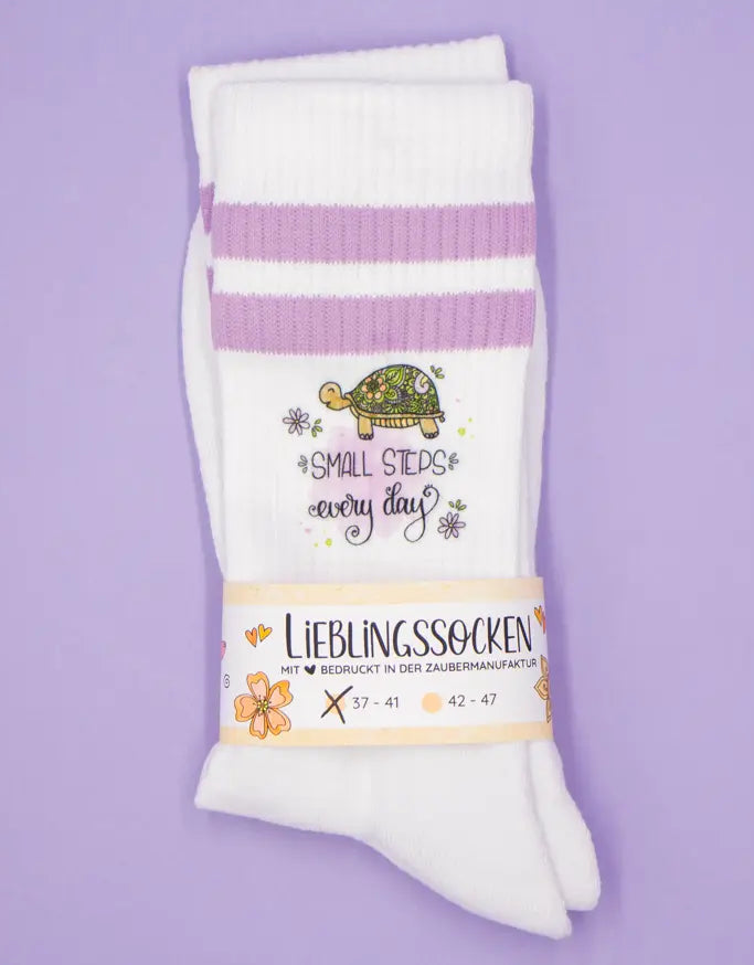 Socken "Small steps"