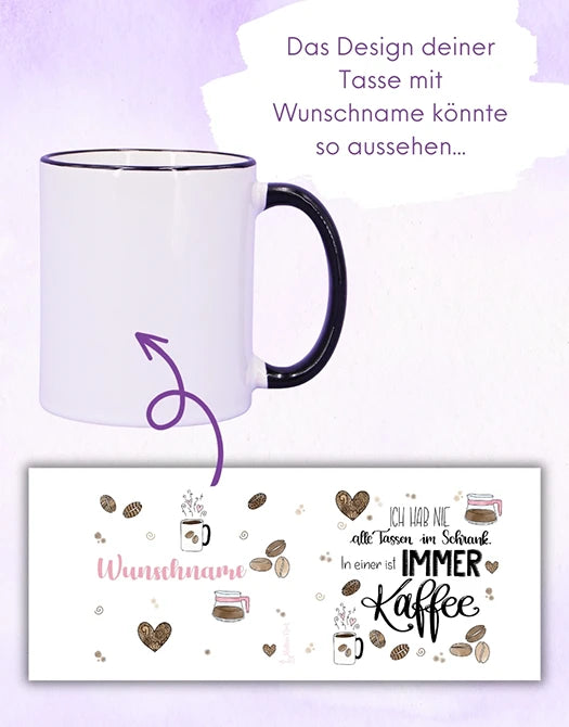 Tasse "In einer ist immer Kaffee"