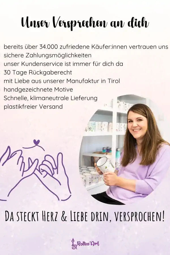 Thermosflasche Bambusdeckel "Blumenwiese"