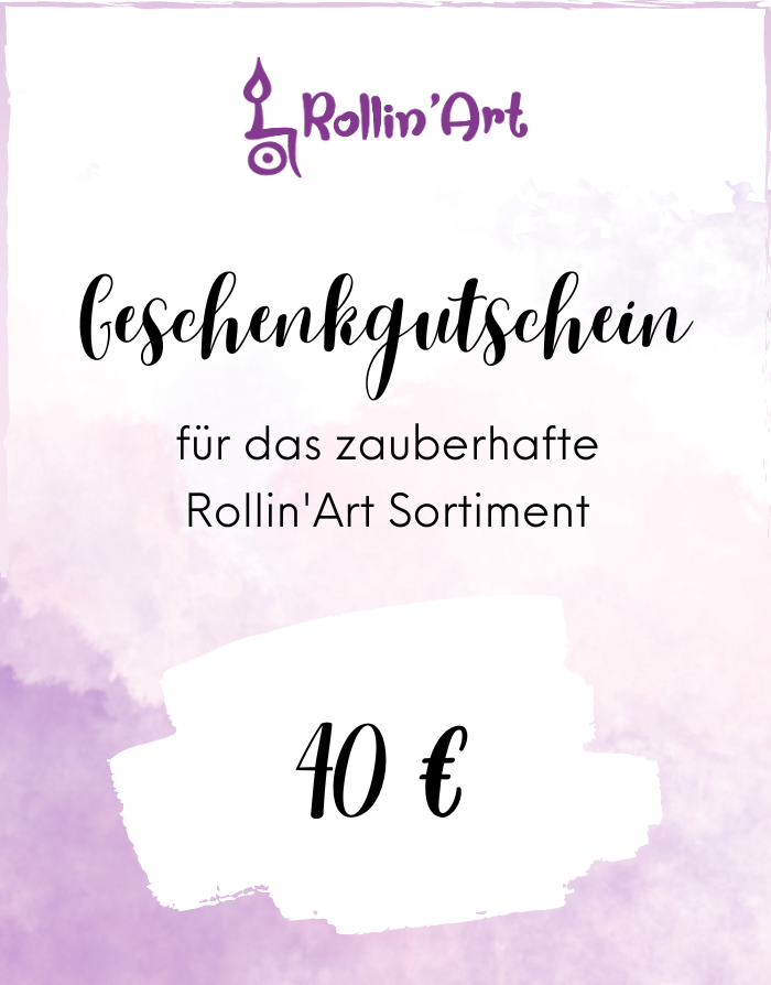 40 € Rollin'Art Geschenkgutschein