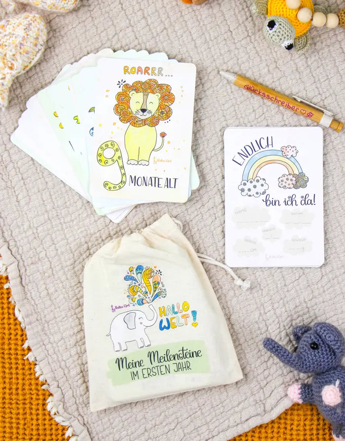 Baby Meilensteinkarten