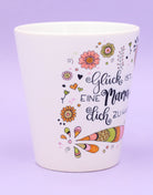 Blumentopf "Glück ist... Mama"