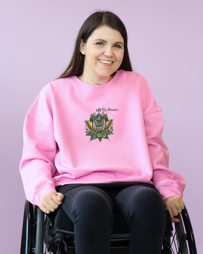Damen Sweatshirt "Be Brave"