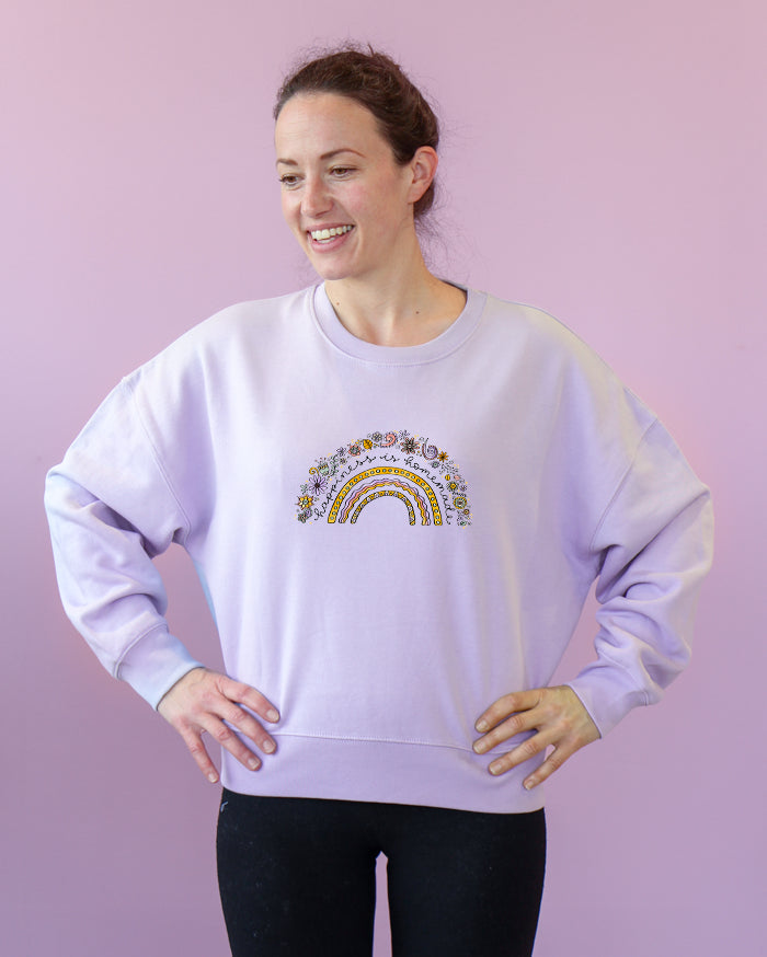 Damen Sweatshirt "Happiness is homemade"