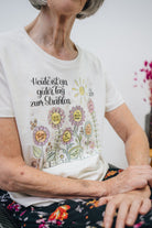 Damen T-Shirt "Ein guter Tag zum Strahlen"
