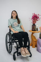 Damen T-Shirt mintgrün "Mandala"