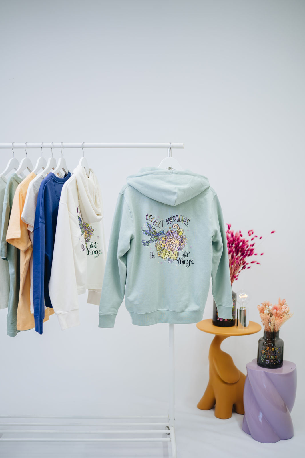 Damen Zipper-Hoodie „Kolibri"
