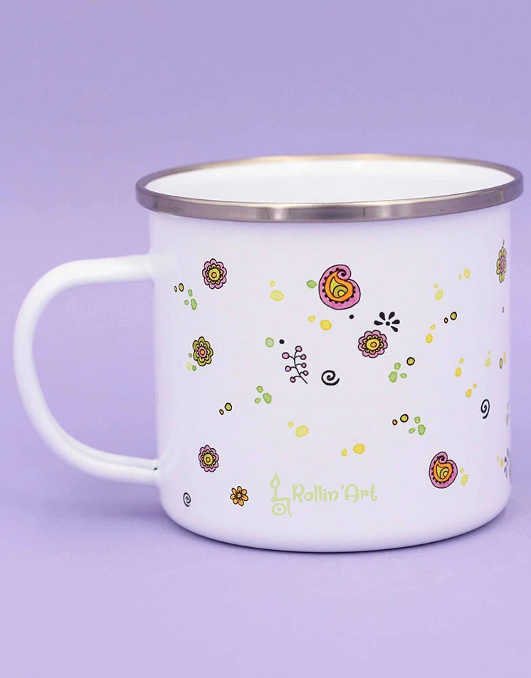 Emaille-Tasse "Camper"