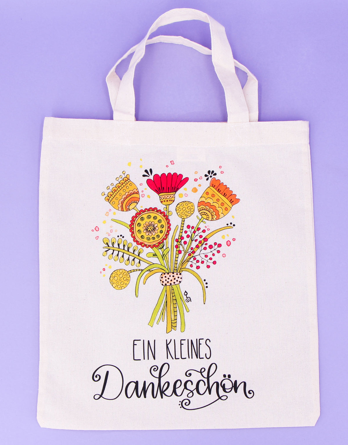 Geschenktäschchen "Blumenstrauß"