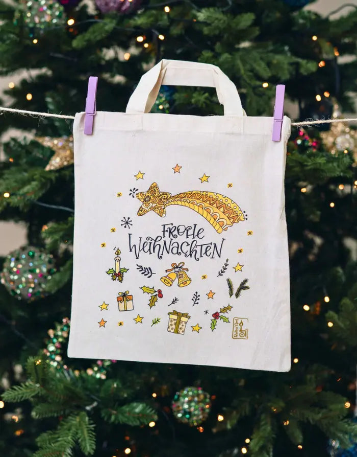 Geschenktäschchen "Frohe Weihnachten"