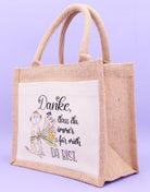 Geschenktasche Jute "Danke, dass du immer da bist"