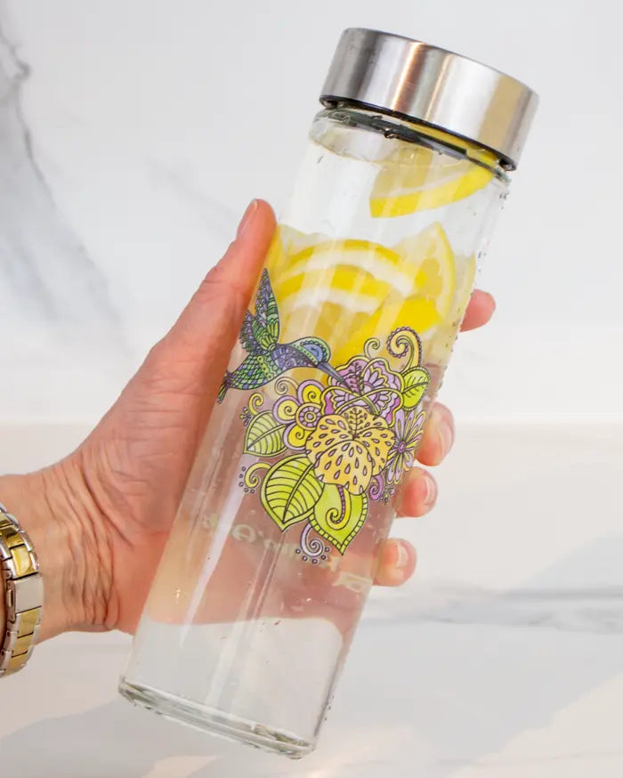 Glasflasche "Kolibri"