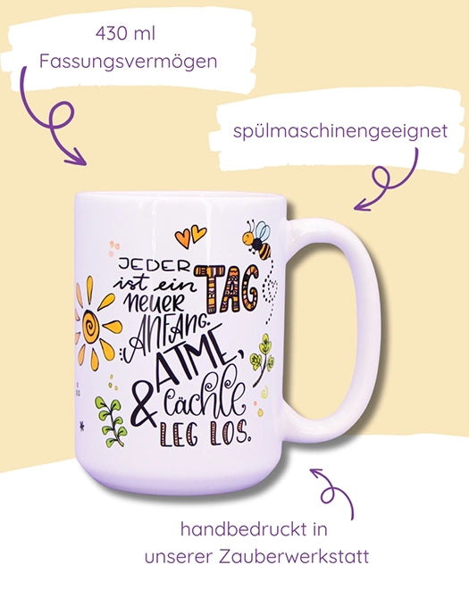 Jumbo-Teetasse "Neuer Anfang"