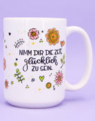 Jumbo-Teetasse "Zeit"