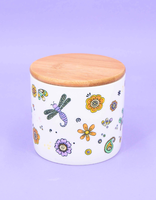 Keramikdose S "Bloom"