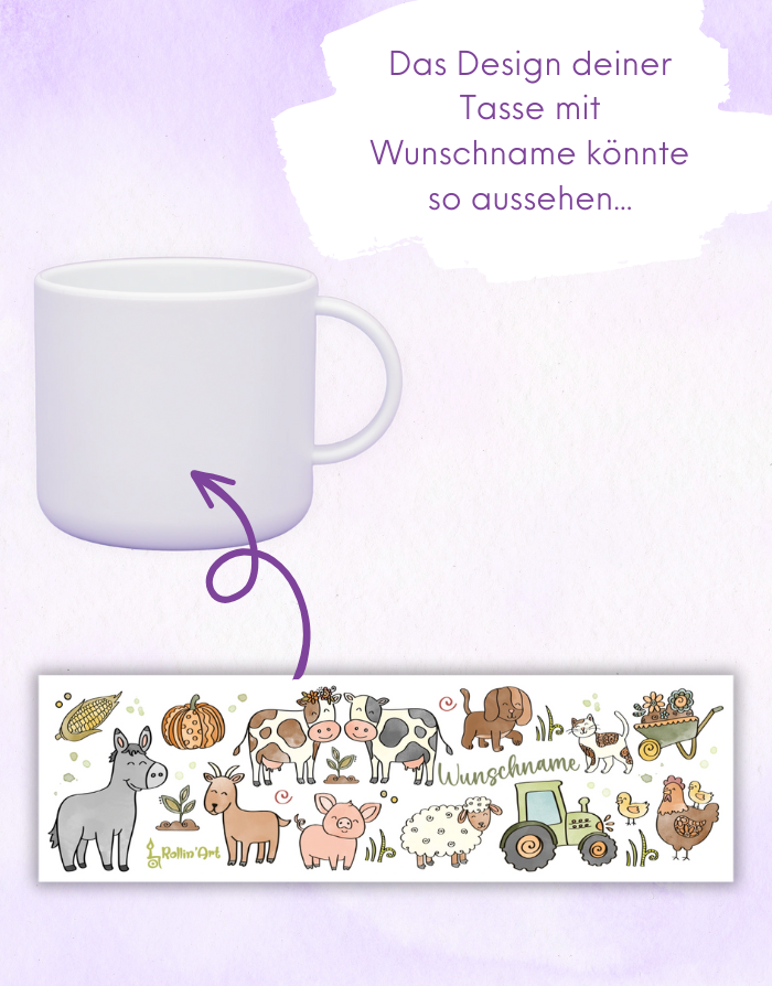 Kinderbecher "Bauernhof"