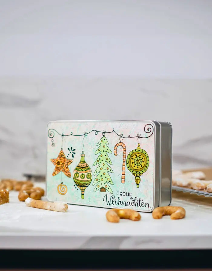 Metalldose "Weihnachtsgirlande"