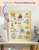 Poster "Affirmationen" mit Wunschname