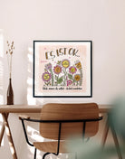 Poster „Es ist ok … Bleib immer du selbst – du bist wunderbar“