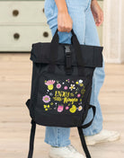Rucksack groß Black „Enjoy the little things”