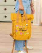 Rucksack groß Mustard “Enjoy the little things”