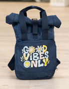 Rucksack klein Navy Dusk "Good vibes only”