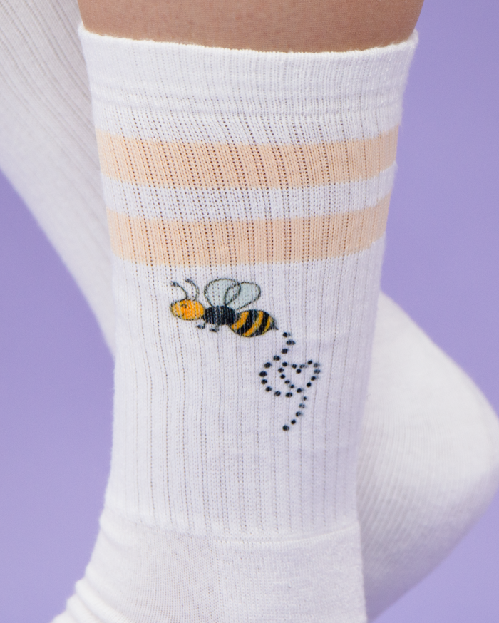 Socken "Biene"