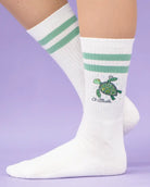 Socken "Chillkröte"