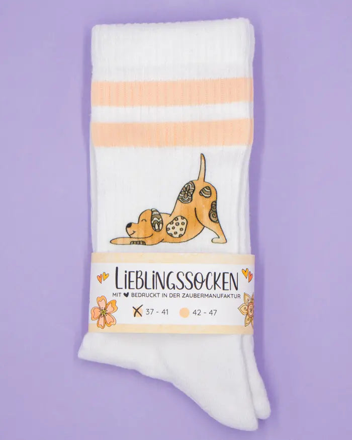 Socken "Glückshund"
