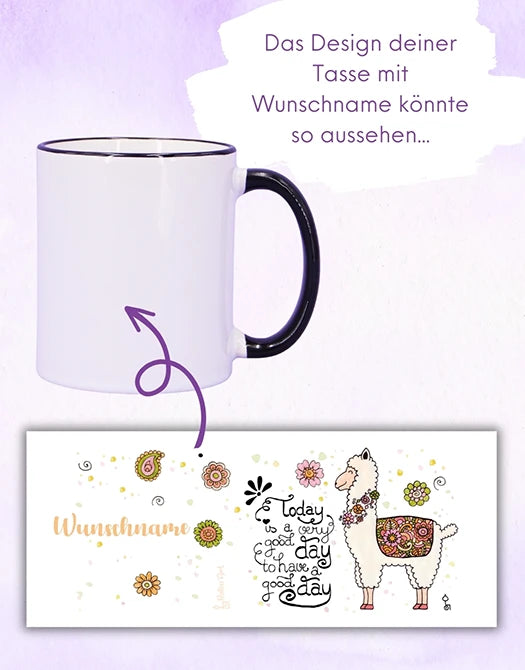 Tasse "Alpaka"