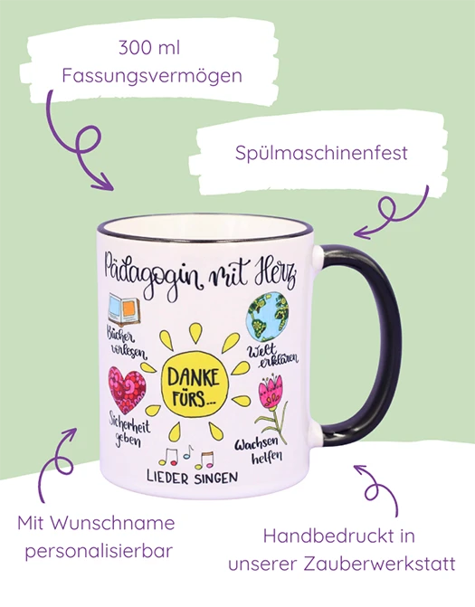 Tasse "Danke Pädagogin"