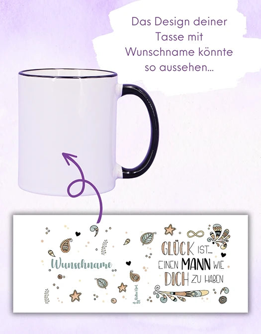 Tasse "Glück ist ... Mann"