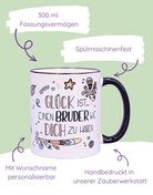 Tasse "Glück ist... Bruder"