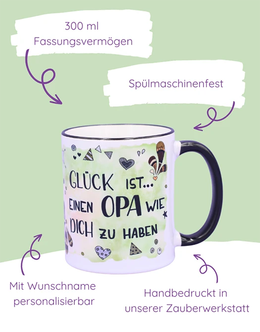 Tasse "Glück ist... Opa"