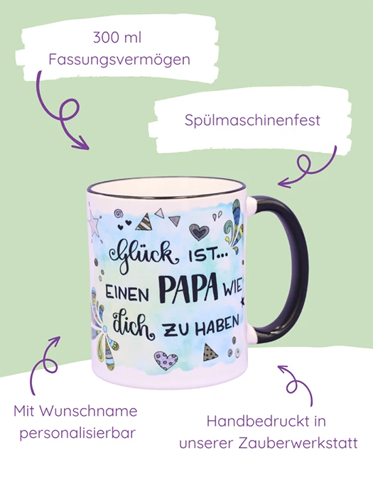 Tasse "Glück ist... Papa"