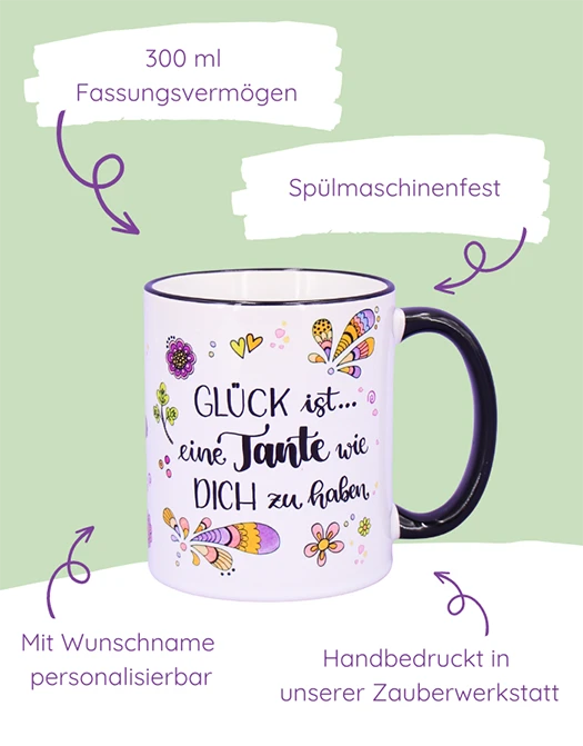 Tasse "Glück ist... Tante"