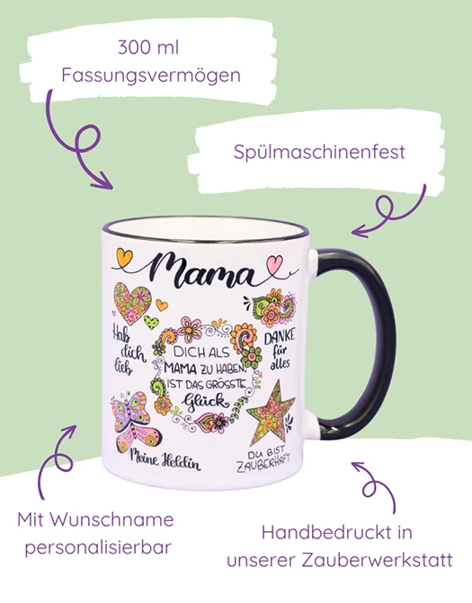 Tasse "Heldin"