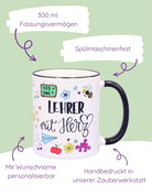 Tasse "Lehrer mit Herz"