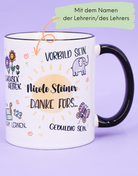 Tasse "Lehrer:in Danke für's..."