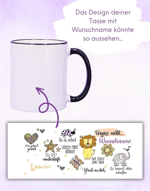 Tasse "Vergiss nicht..."